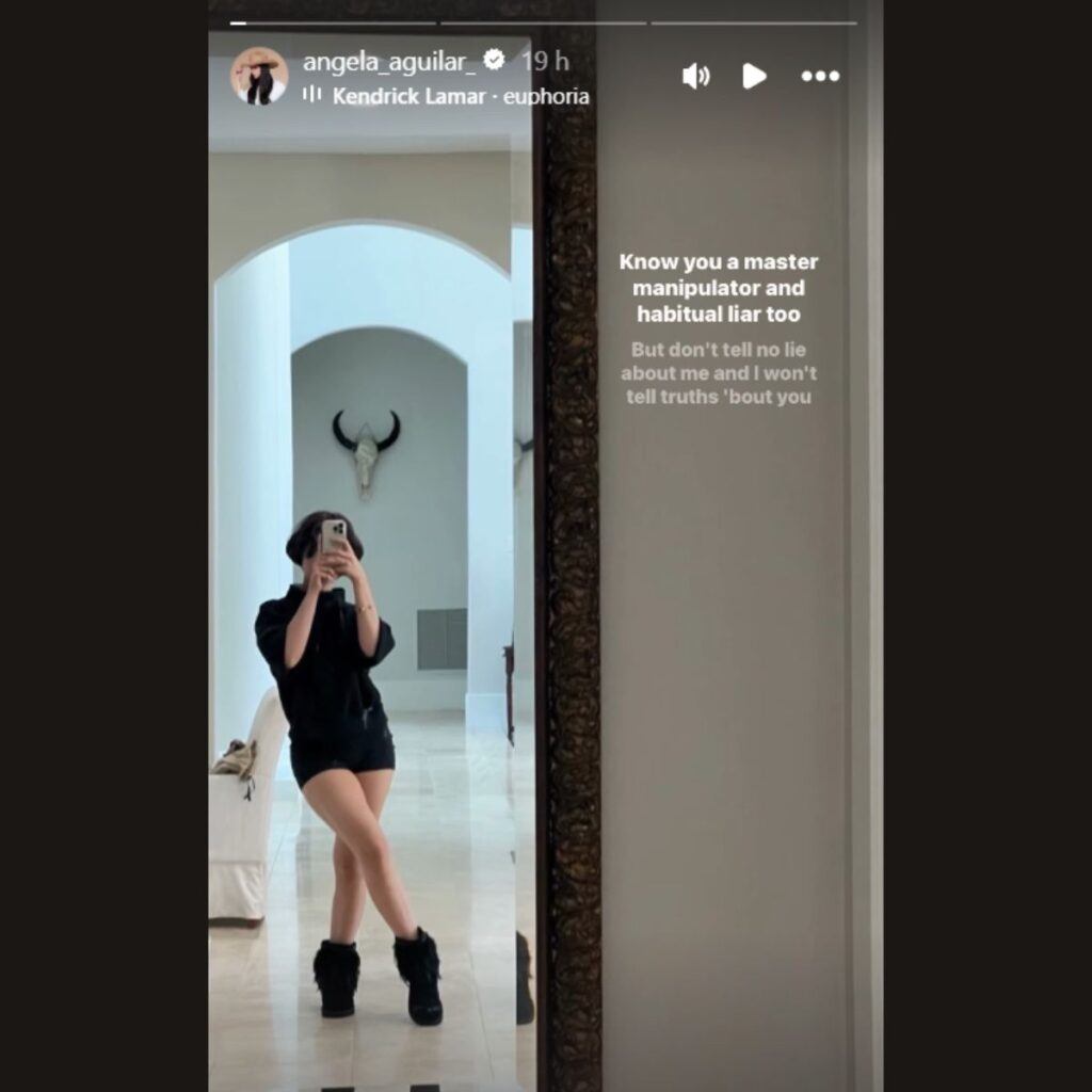 La indirecta de Ángela Aguilar sobre la infidelidad de Nodal