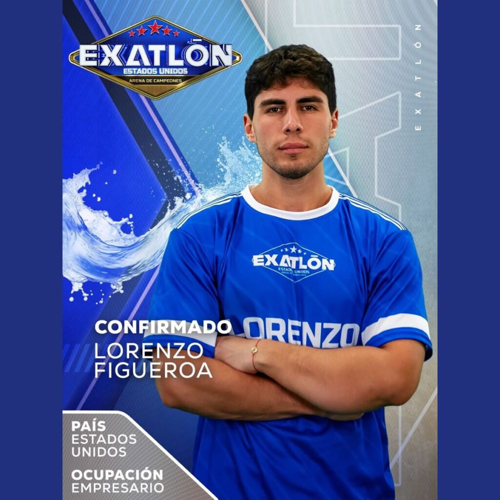 Lorenzo Figueroa hijo de Chayanne participa en Exatlón Estados Unidos