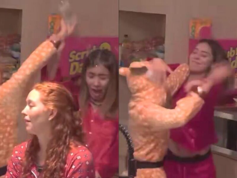 Fer Alucín y la Cukis se pelean broma en La Pijamada Viral