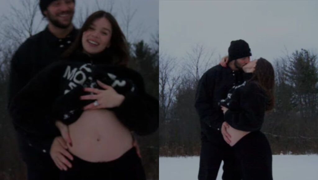 Hailee Steinfeld y Josh Allen revelan la llegada de su primer bebé