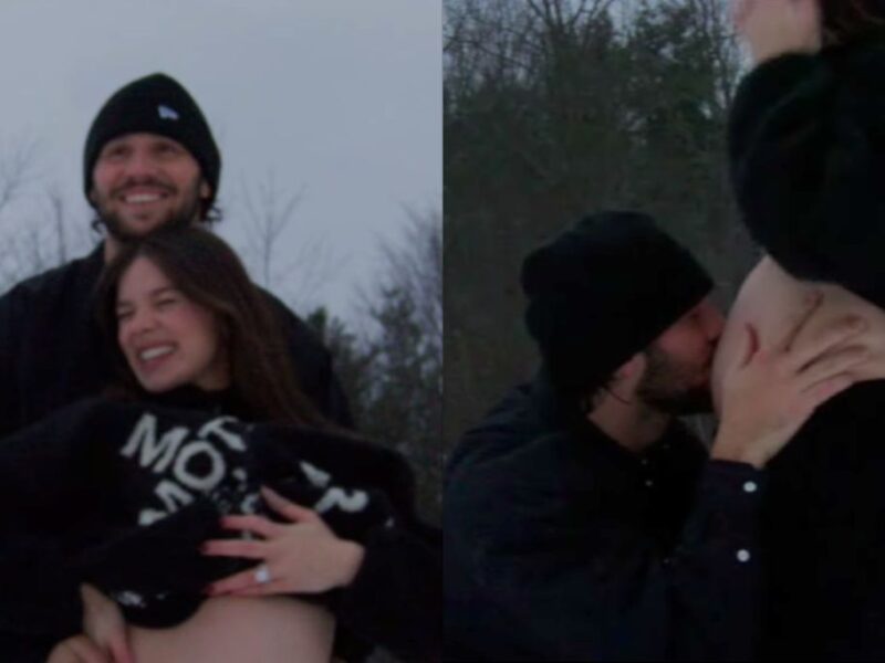 Hailee Steinfeld y Josh Allen revelan la llegada de su primer bebé