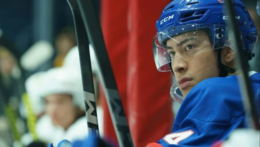 Protagonistas de Heated Rivalry