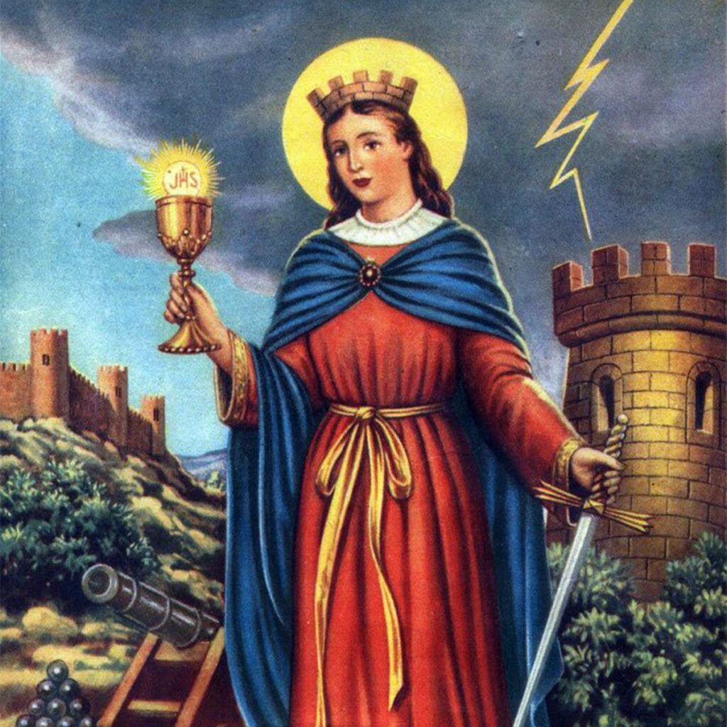 Santoral de hoy 4 de diciembre y oración del día a Santa Barbara de Nicomedia