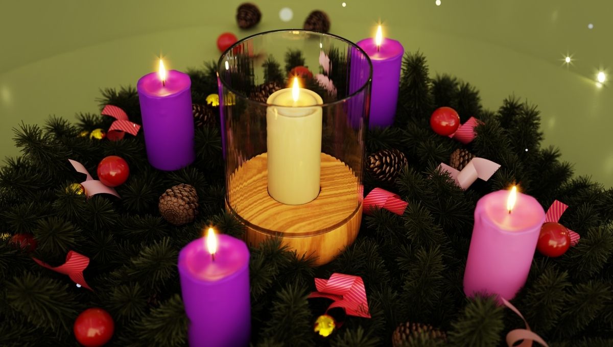 Colores de las velas en la corona de adviento