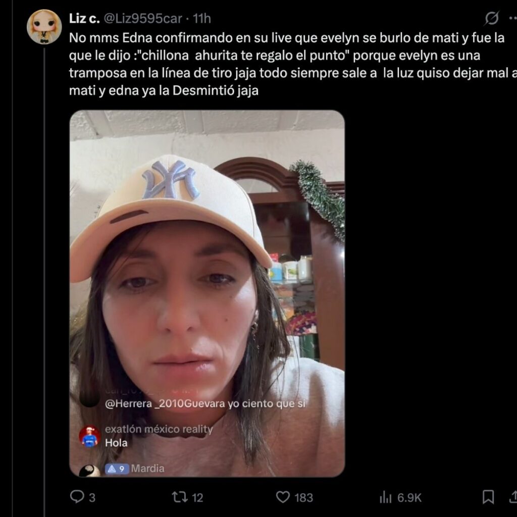 edna carrillo revela que paso en la pelea de mati con evelyn dentro de exatlon