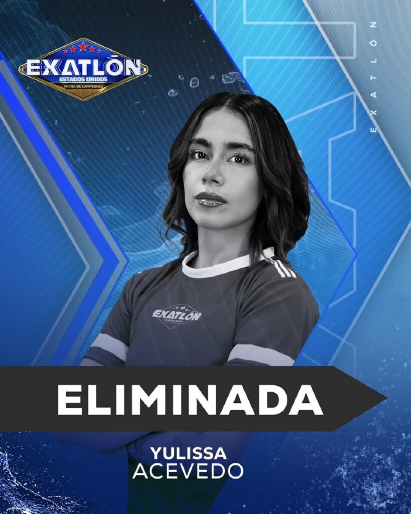 Yulissa eliminado de Exatlón Estados Unidos este 21 de diciembre