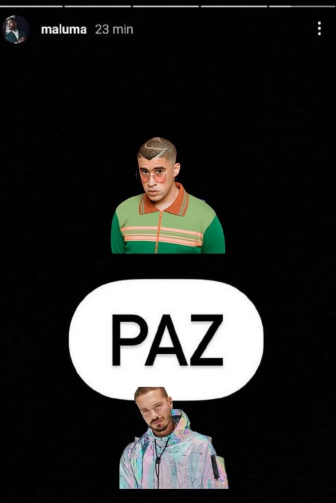 j balvin y bad bunny memes reconciliacion