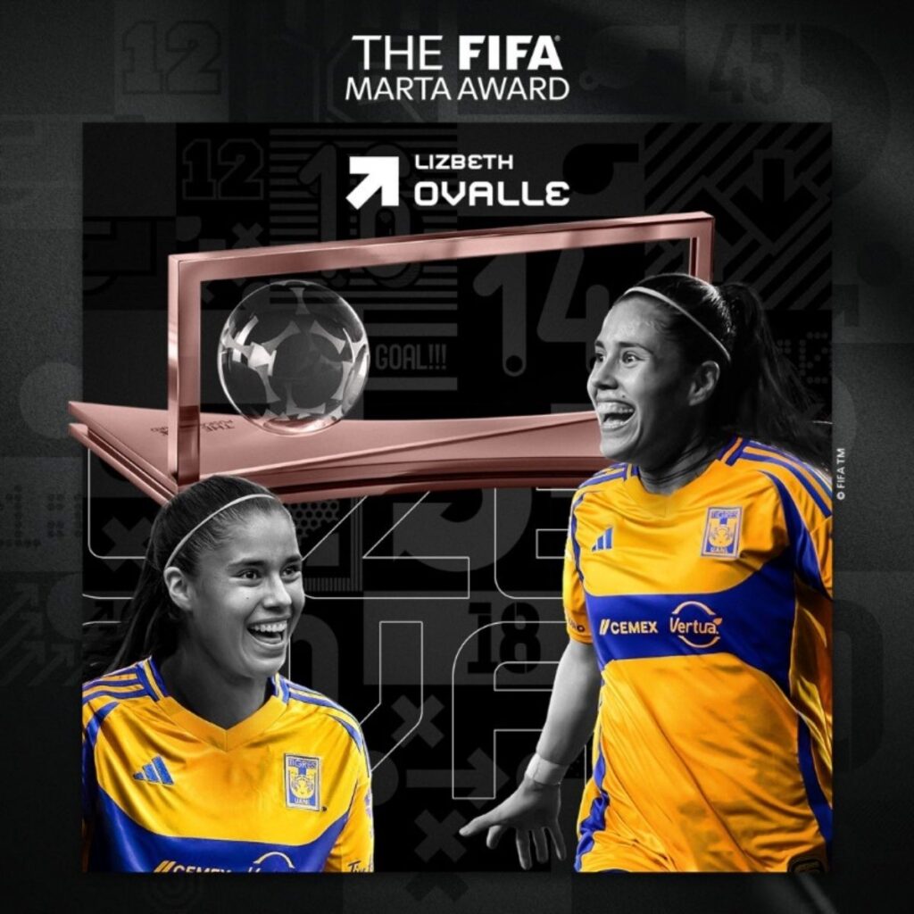 lizbeth ovalle gana el premio marta de la fifa
