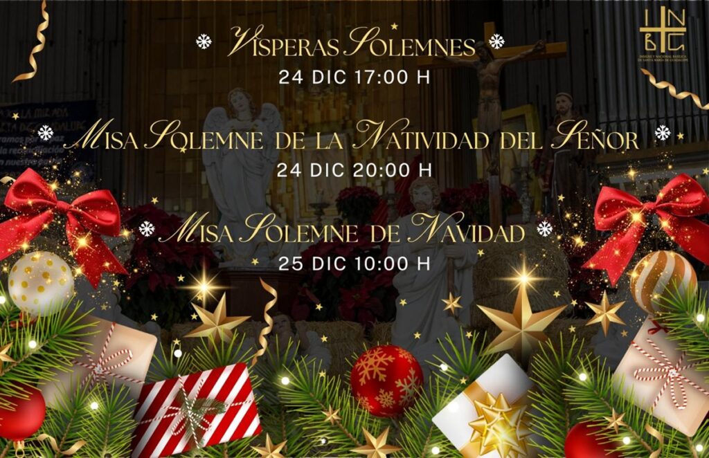 dónde ver la Misa de Navidad 2025 de diciembre en la Basílica de Guadalupe