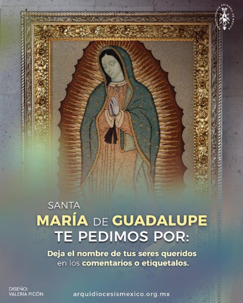 Novena Virgen de Guadalupe día 8 oraciones
