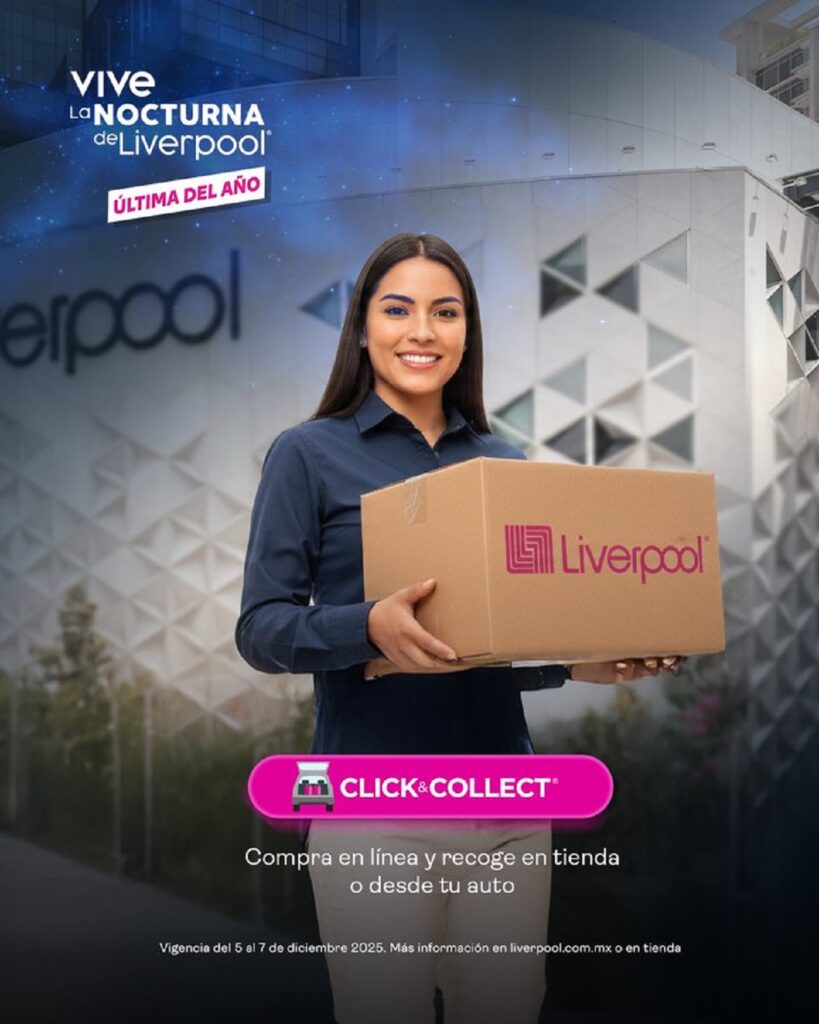 cuándo es la Venta Nocturna Liverpool diciembre 2025