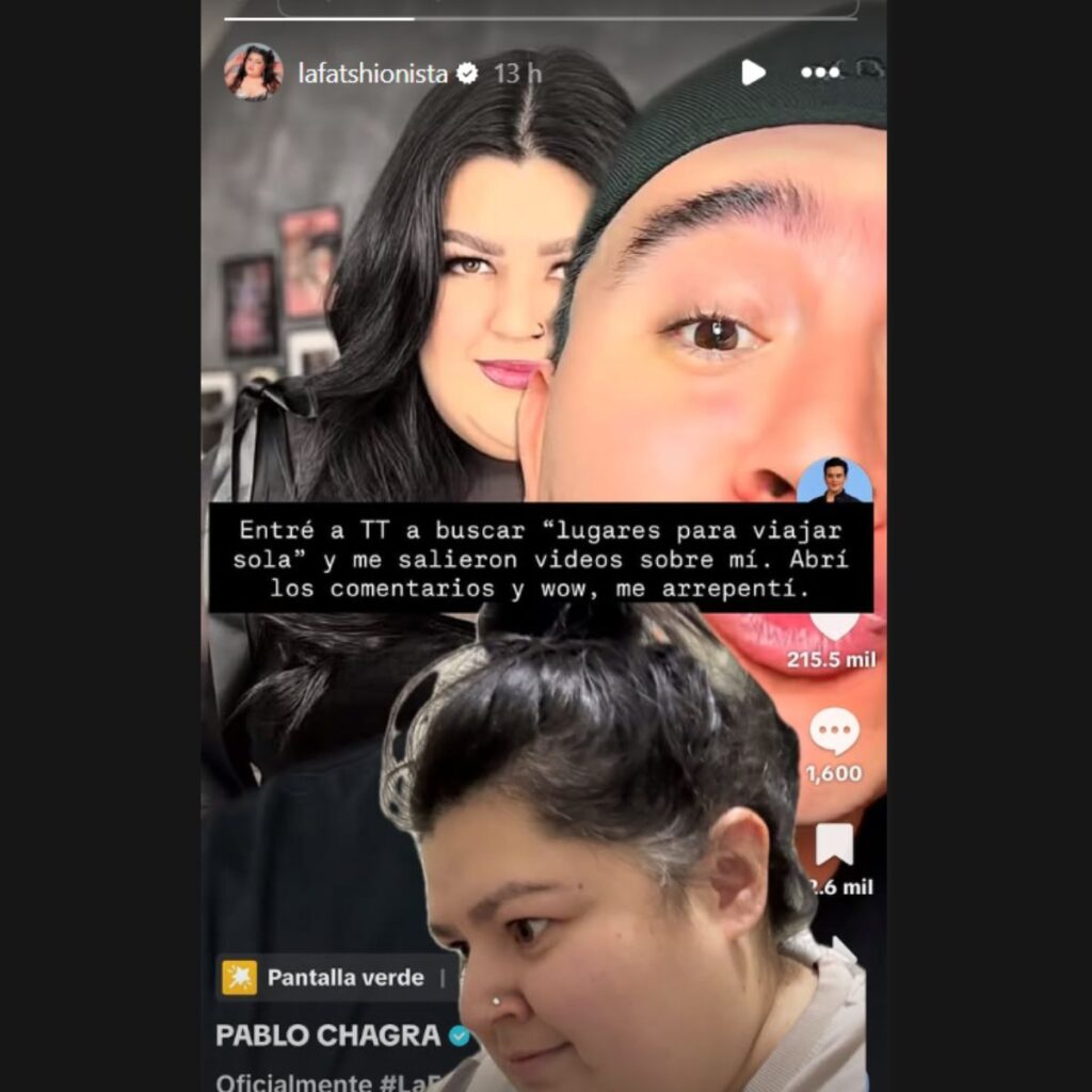 Qué dijo Fernanda Martín de La Fatshionista por su salida de Seis de Copas