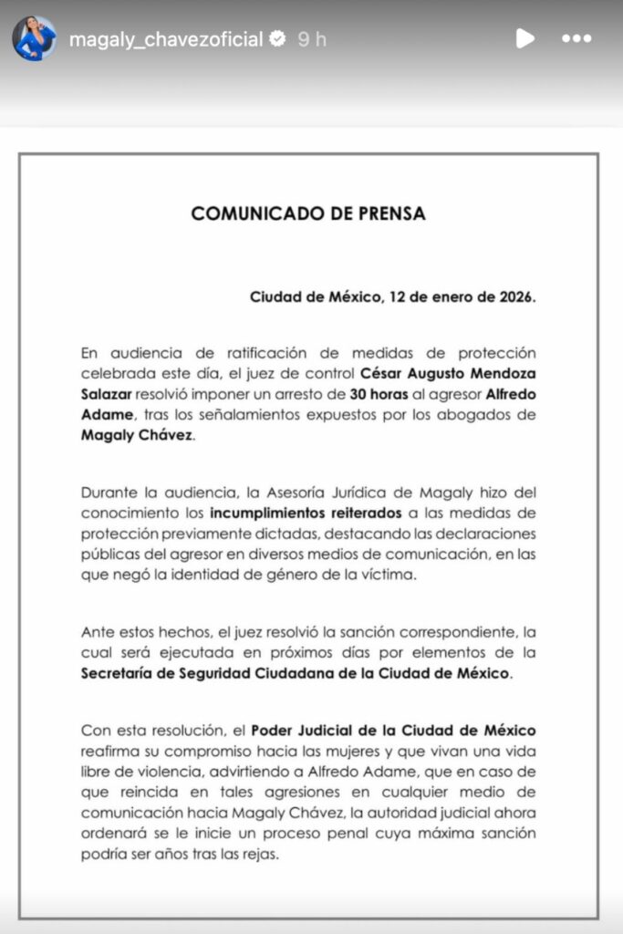 alfredo adame ira a la carcel