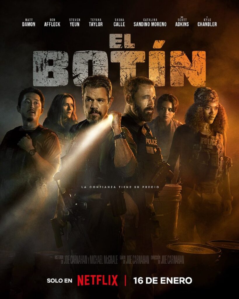 Quién es quién en El Botín película de Netflix