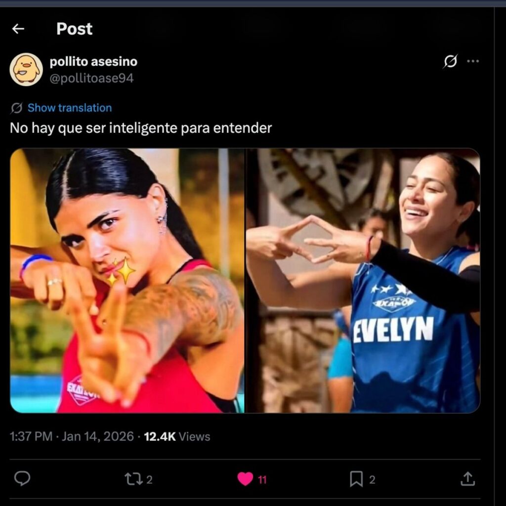 ship de evelyn con viviana de exatlon estados unidos