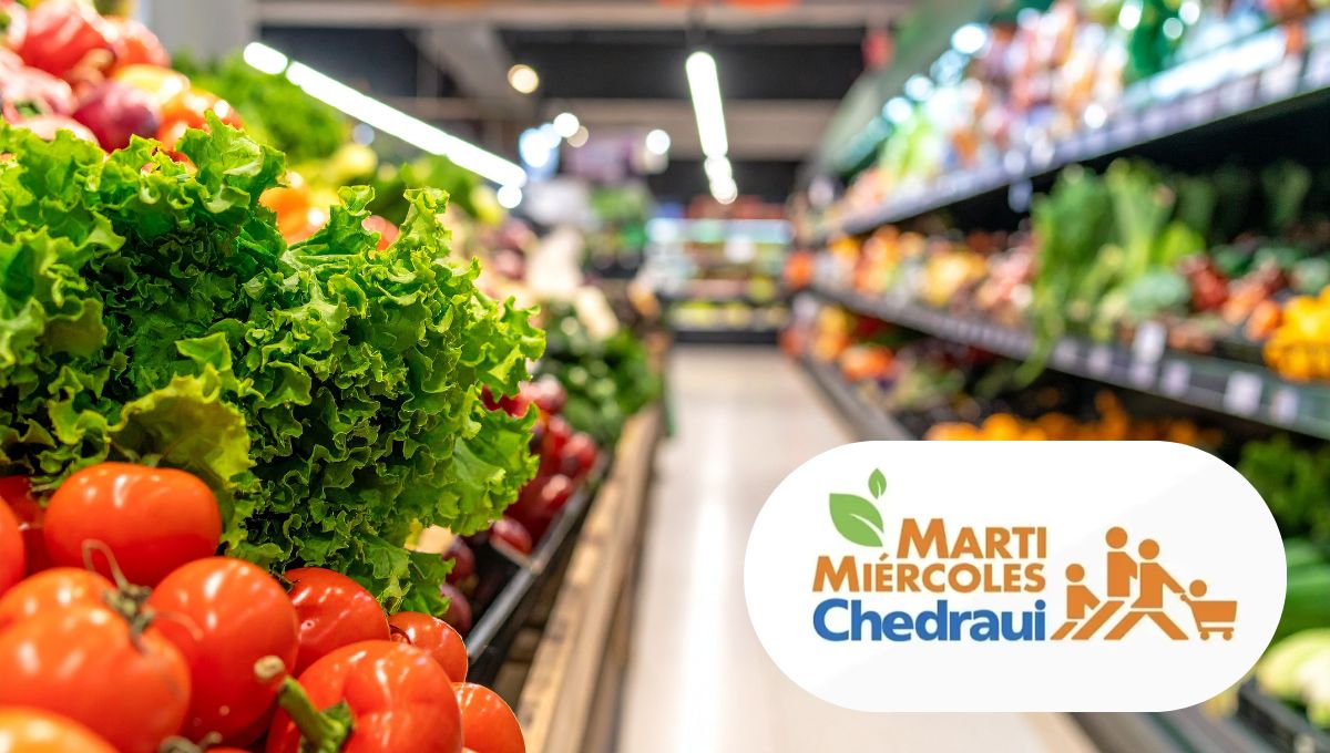 Frutas y verduras en el Martimiércoles de Chedraui hoy 24 y 25 de febrero 2026