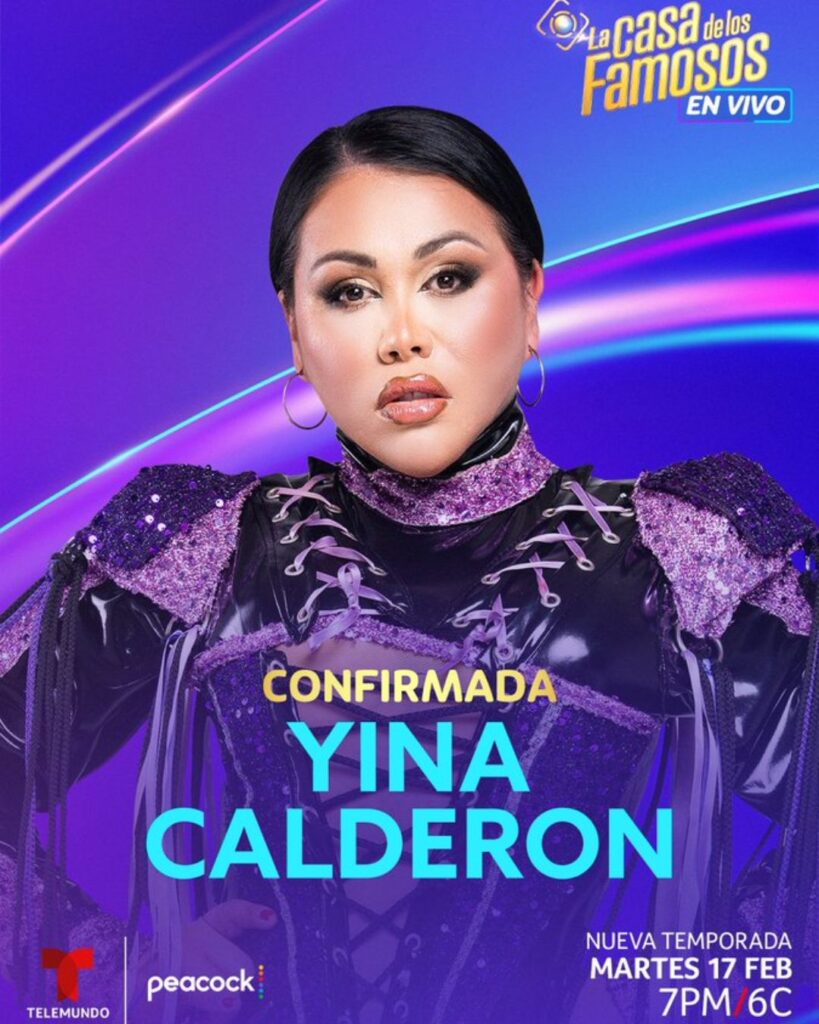 Quién es Yina Calderon la participante de La Casa de los Famosos 2026