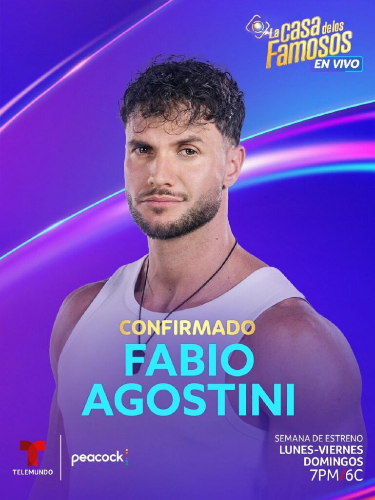 Fabio Agostini de La Casa de los Famosos 6