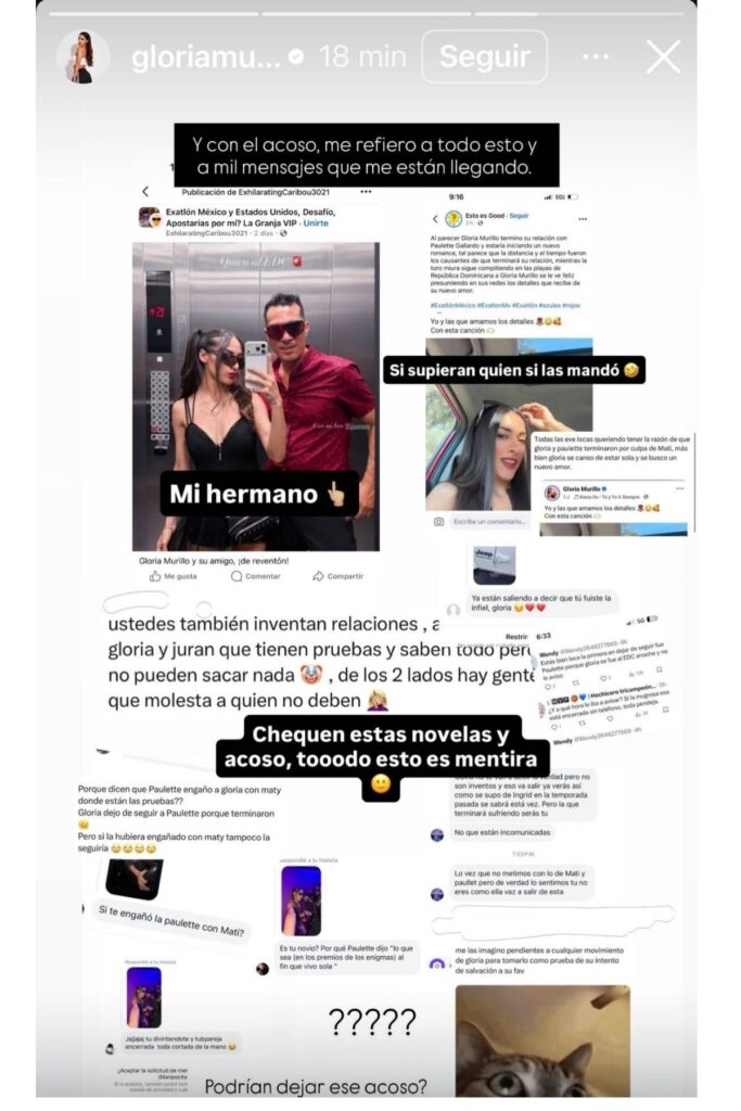 gloria murillo aclara rompimiento con paulette