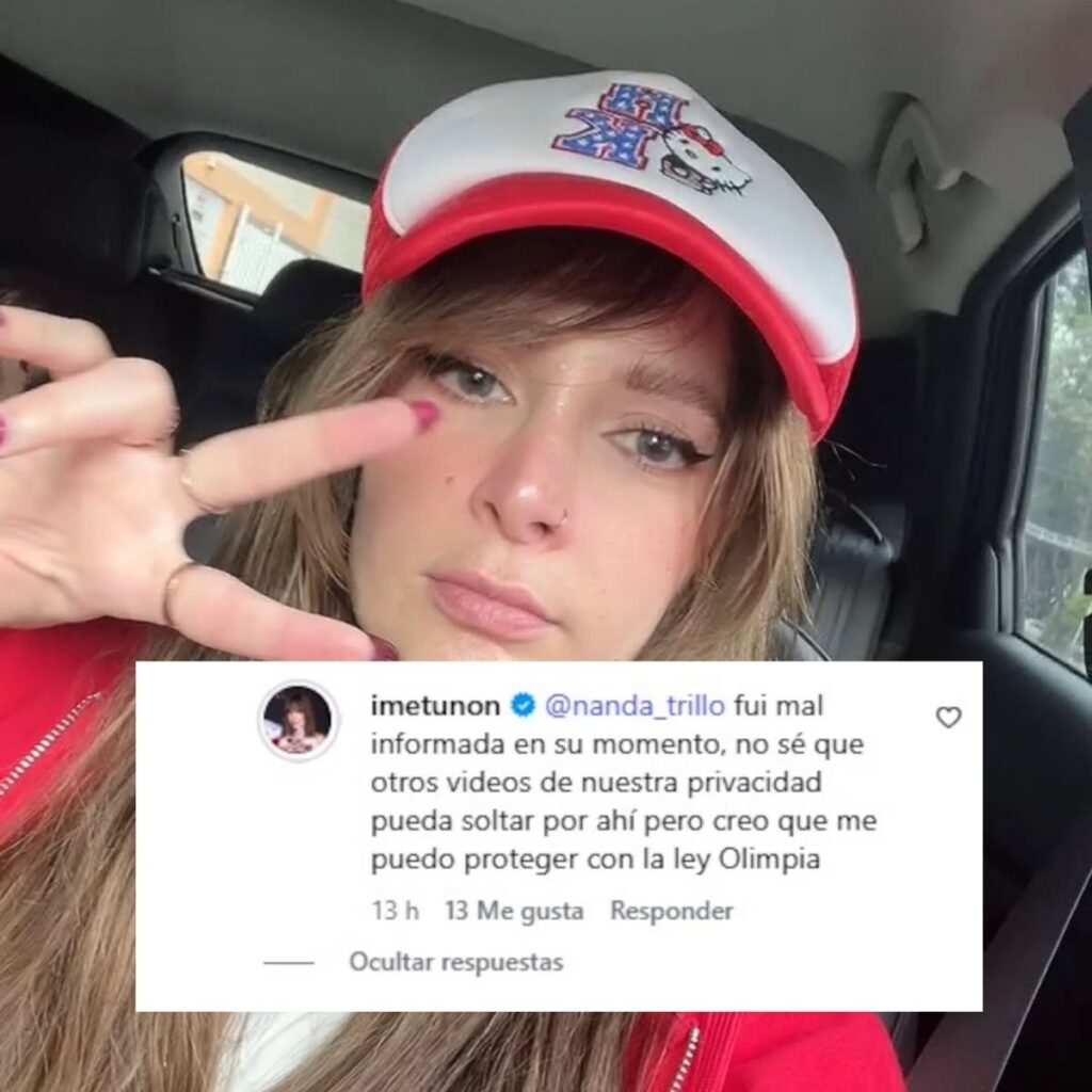 ley olimpia imelda tuñon video