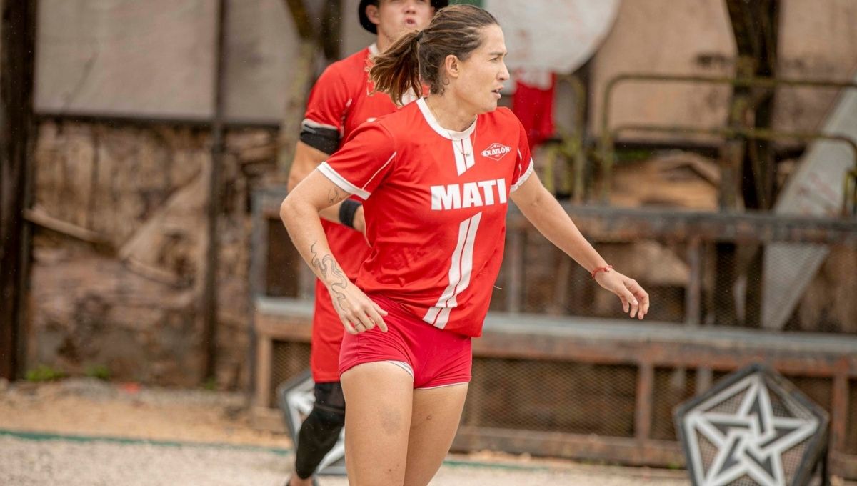 mati es abandonada por el equipo rojo en exatlon