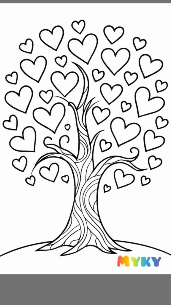 corazones para imprimir y calcar este 14 de febrero 2026