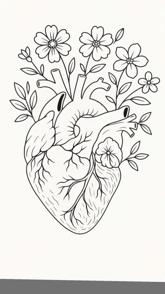 corazones para imprimir y calcar este 14 de febrero 2026