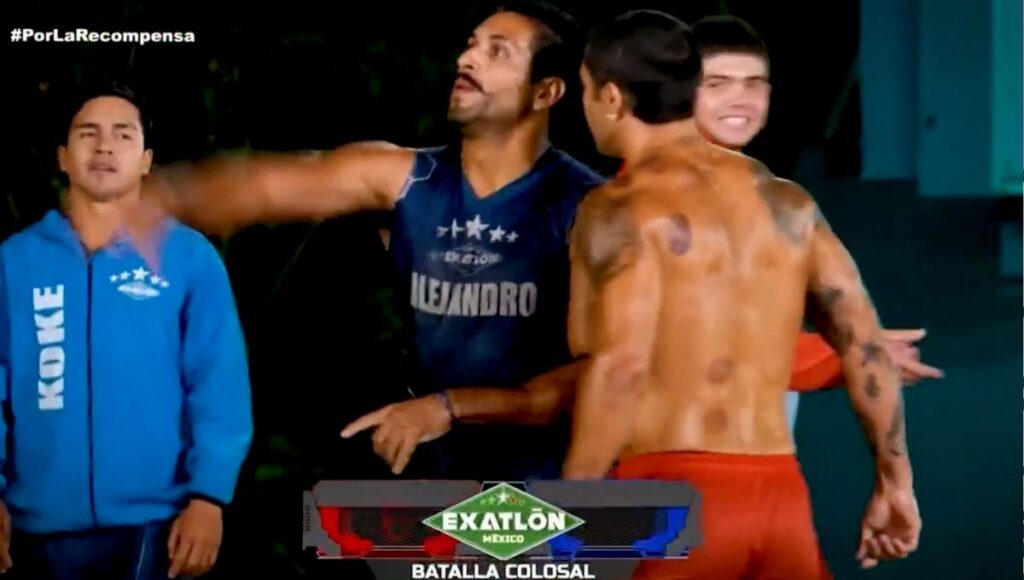 por que se pelearon mono y alejandro en exatlon