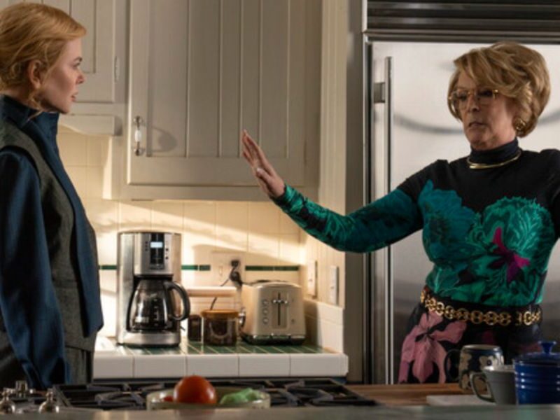 Nicole Kidman y Jamie Lee Curtis en “Scarpetta”, serie de Prime Video