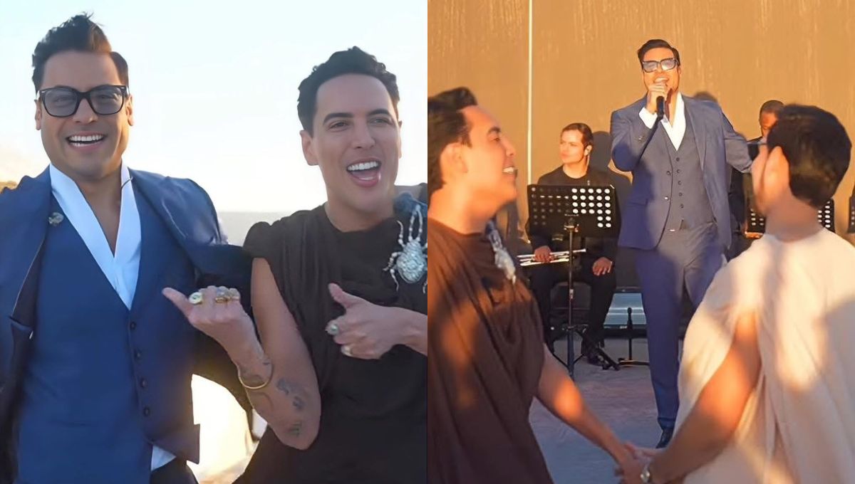 Carlos Rivera aparece cantando en la boda de Un Tal Fredo