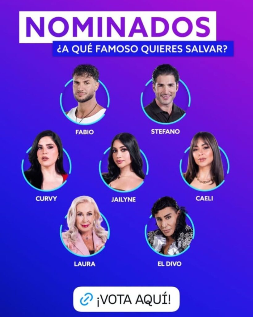 así van las votaciones de la casa de los famosos hoy 27 de marzo 2026