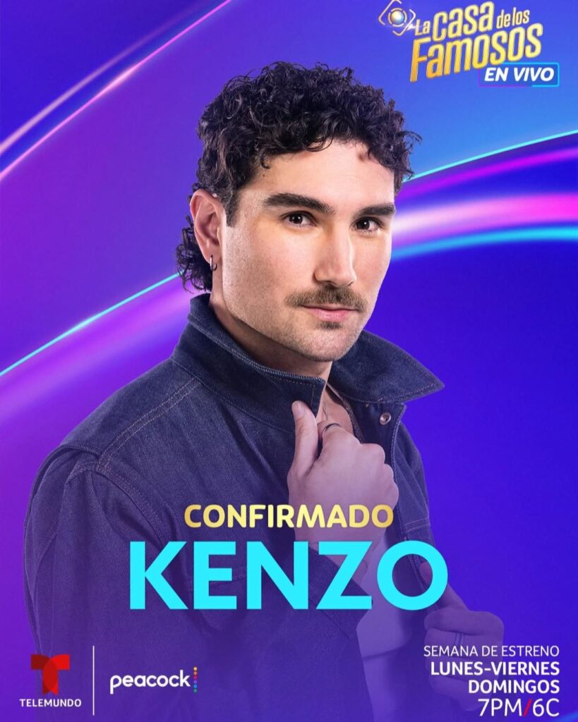 Edad estatura y carrera de Kenzo Nudo de La Casa de los famosos 2026