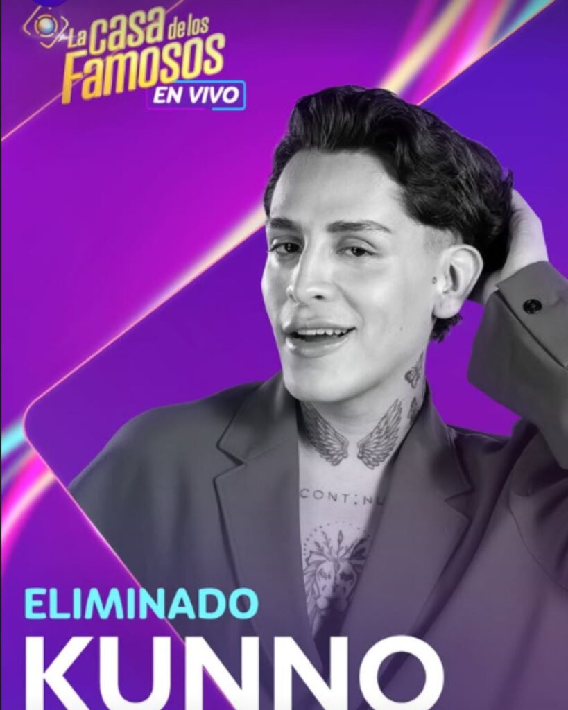 Ricardo Peralta se burla de la eliminación de Kunno en La Casa de los Famosos 2026
