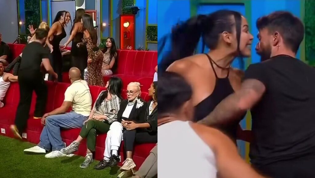 Fuerte pelea en el cine de la casa de los famosos 2026
