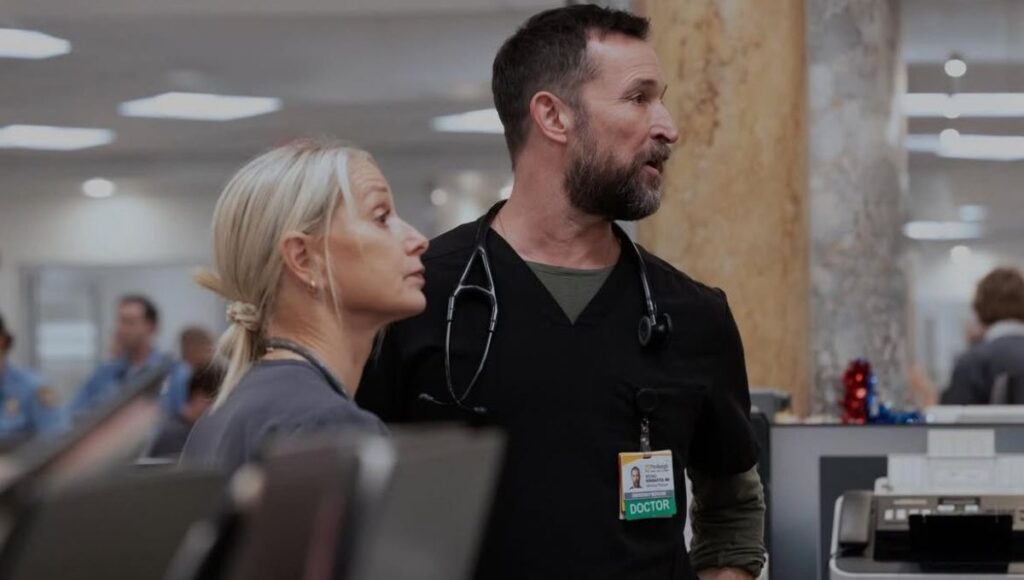 resumen episodio 9 The Pitt 2