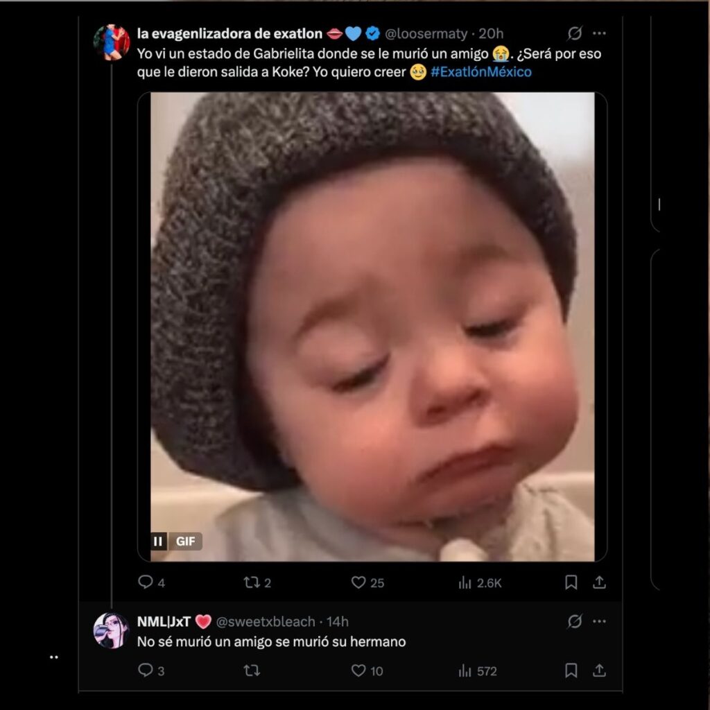 koke se fue de exatlon mexico por la muerte de su cuñado