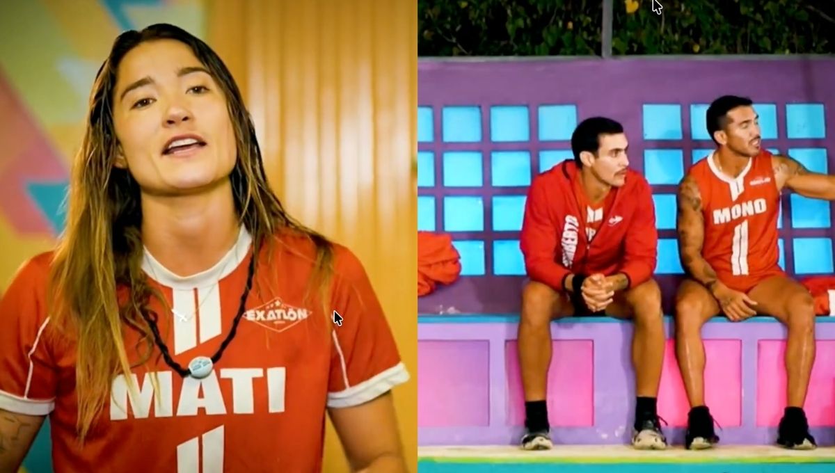 mati enojo con mono y humberto en exatlon mexico