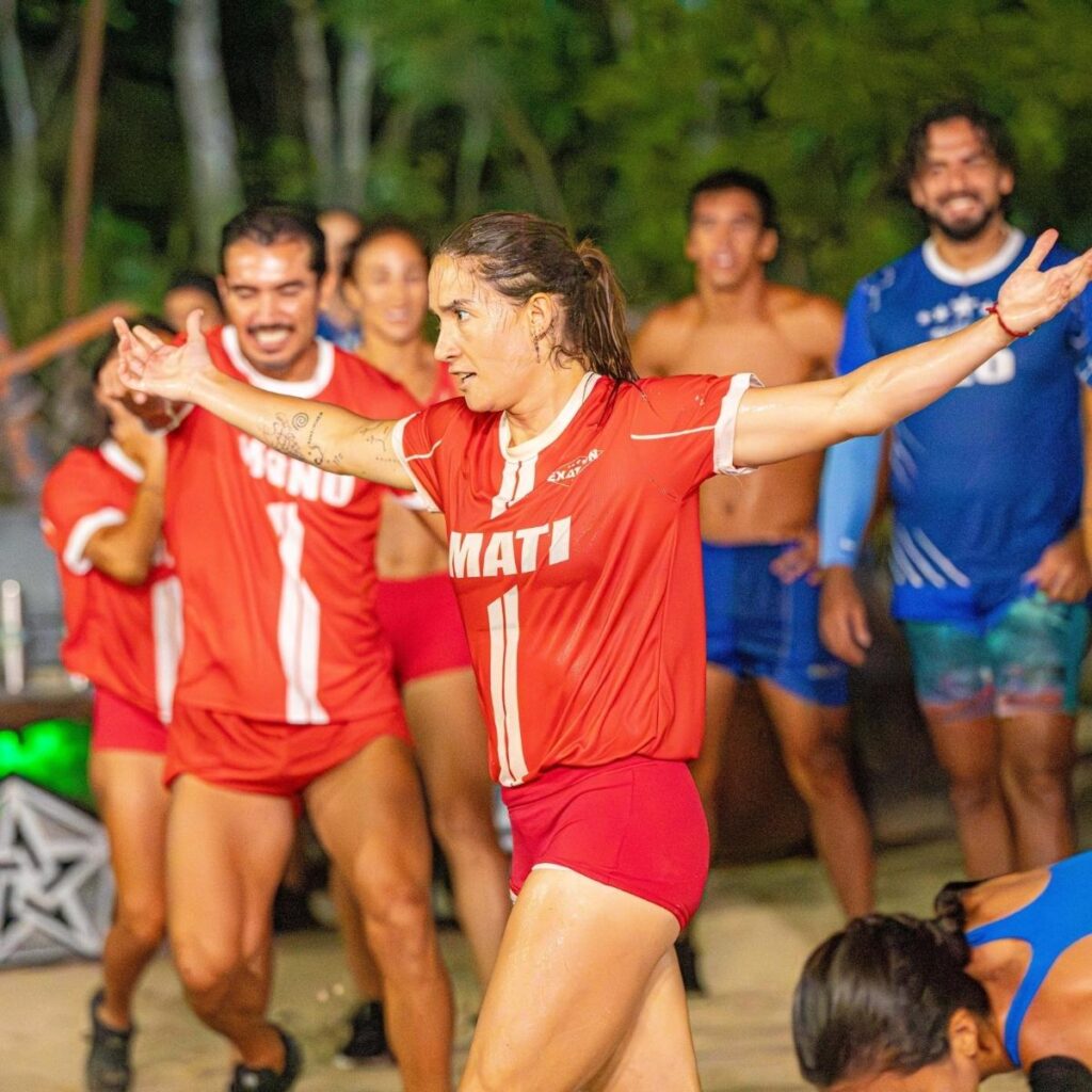 mati pone en su lugar a alexis en exatlon