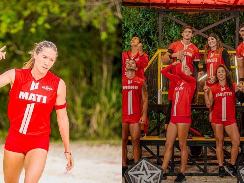 mati pone la cara por los rojos en exatlon mexico