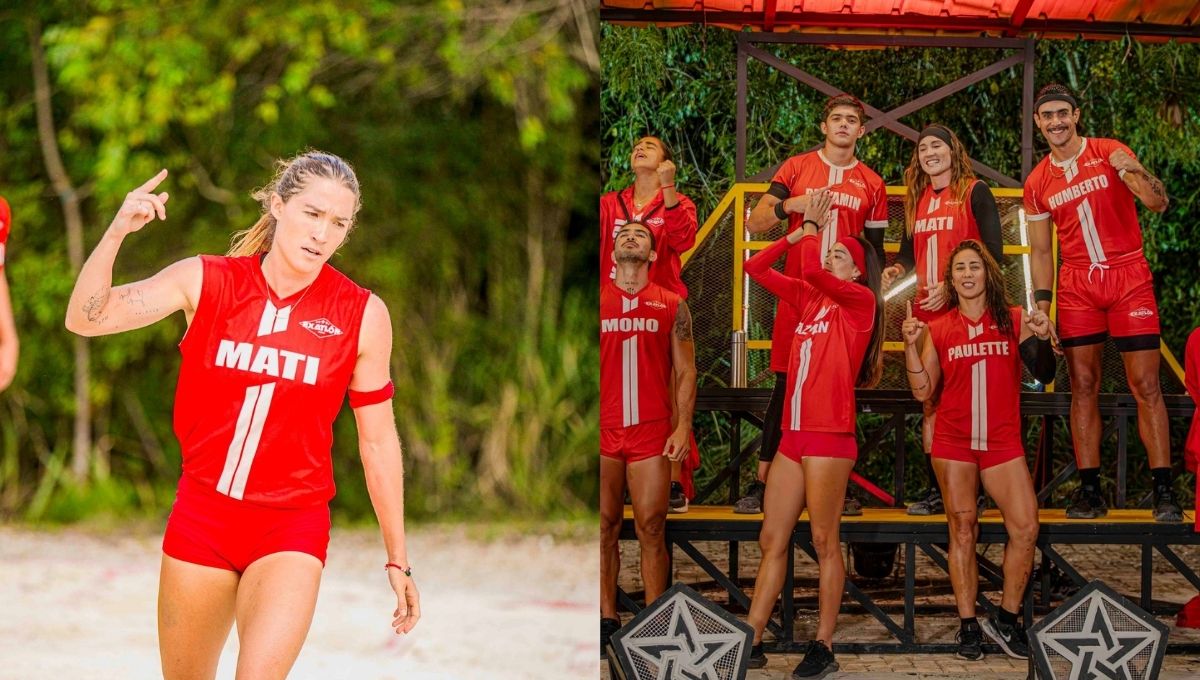 mati pone la cara por los rojos en exatlon mexico