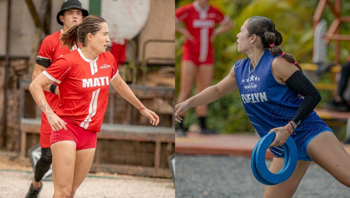 mati se dejaba vencer por evelyn en exatlon
