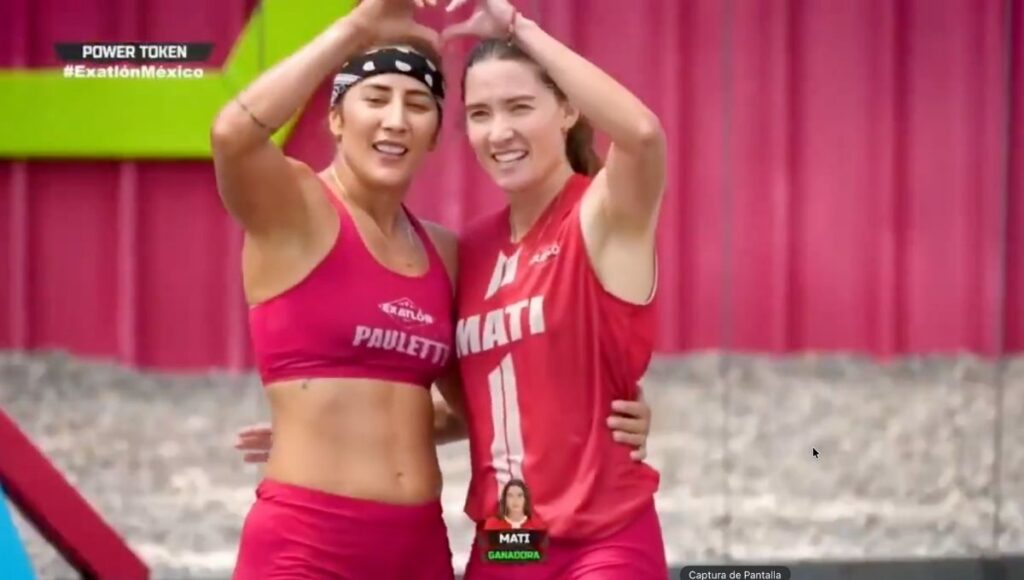 mati y paulette gesto romantico en exatlon
