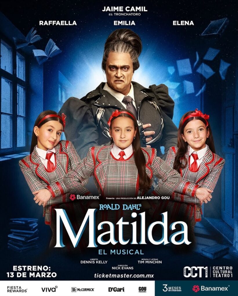 Matilda el Musical elenco completo