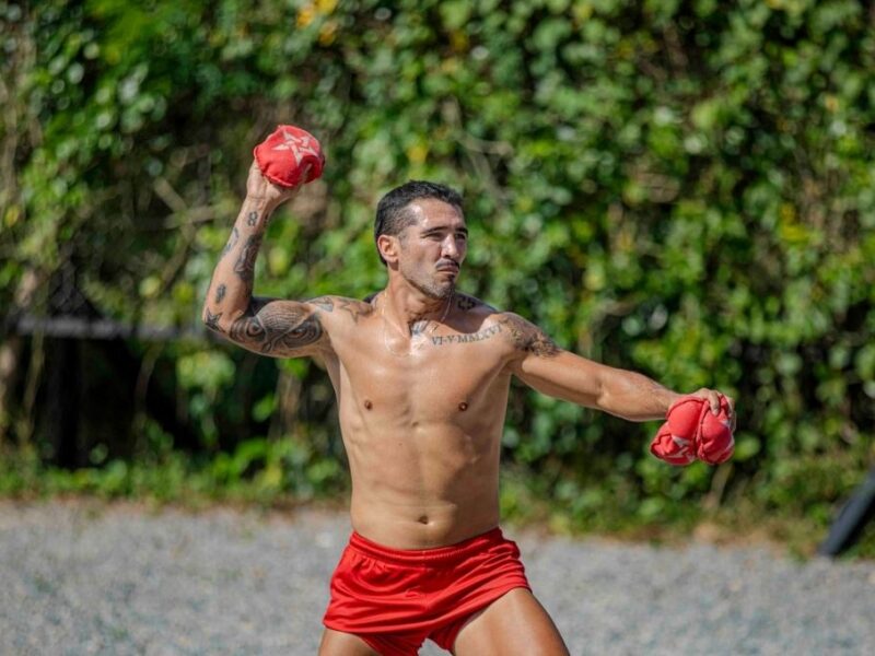 mono osuna enojado y molesto en exatlon