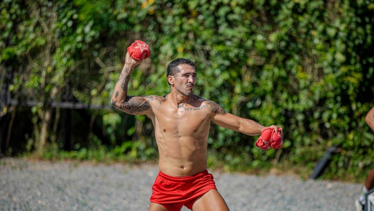 mono osuna enojado y molesto en exatlon