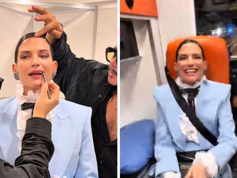 Natalia Jiménez usa ambulancia como taxi en CDMX