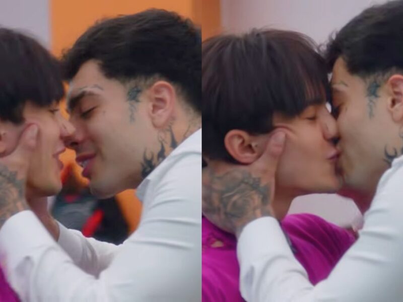 Carlos y Naim se dan beso apasionado en La Mansión VIP