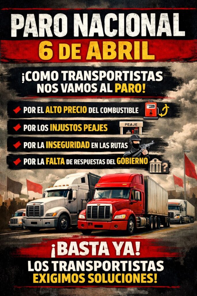 Mega bloqueo hoy 6 de abril carreteras afectadas