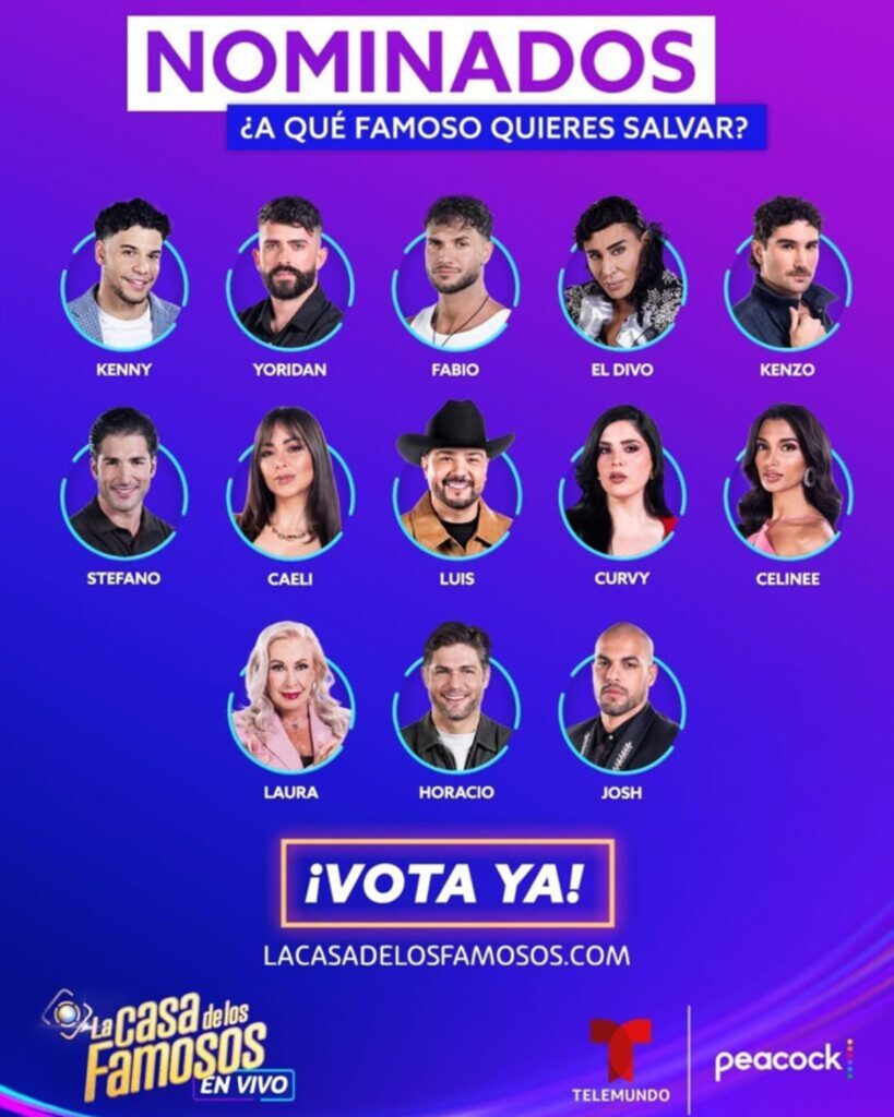 Votaciones hoy domingo 12 de abril en La Casa de los Famosos