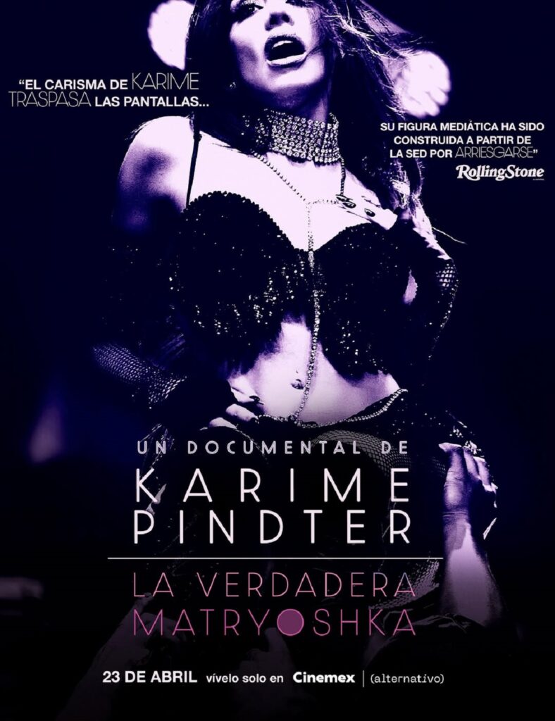 Karime en Cinemex La Verdadera Matryoshka